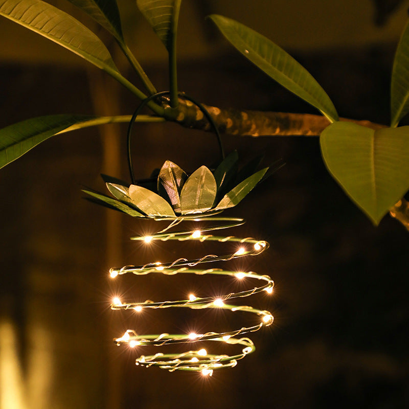 Solar Pineapple Lantern